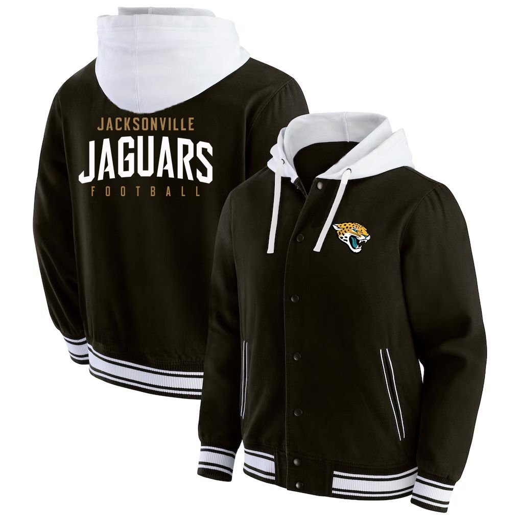 Men 2026 NFL Jacksonville Jaguars  jacket hoodie Black 012->jacksonville jaguars->NFL Jersey